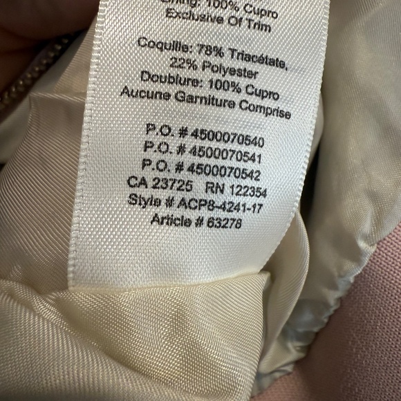 Little Moon Dusty Pink satin bomber - Picture 6 of 6